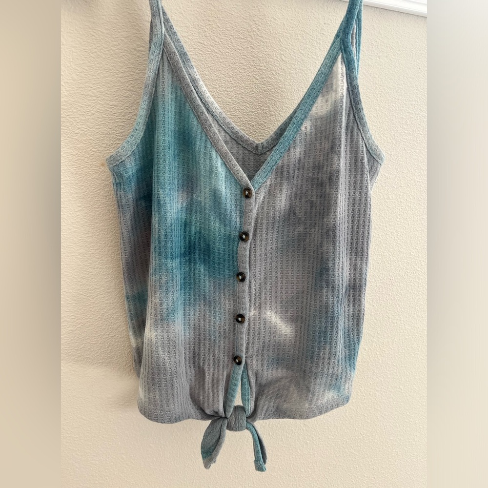 Wild Fable Tie Dye Waffle Knit Tank Top